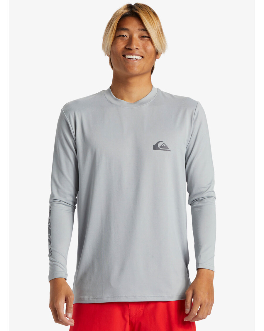 Quik Silver Everyday Long Sleeve Surf Tee -  Quarry