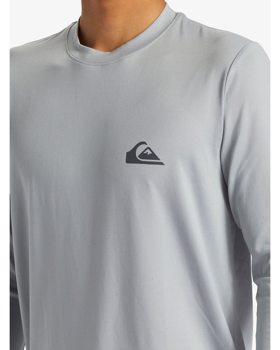 Quik Silver Everyday Long Sleeve Surf Tee -  Quarry