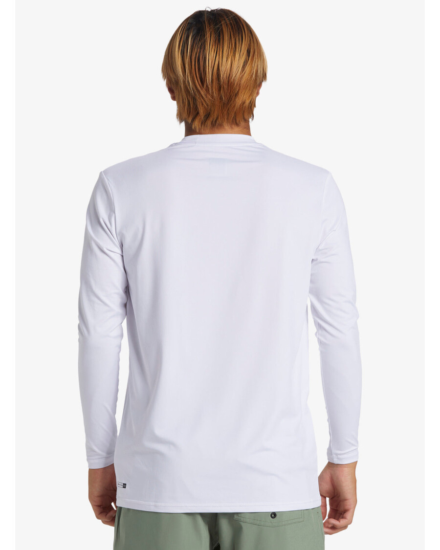 Quiksilver Ikdienas Sērfošanas Triko Ar Garām Piedurknēm - Melns/balts