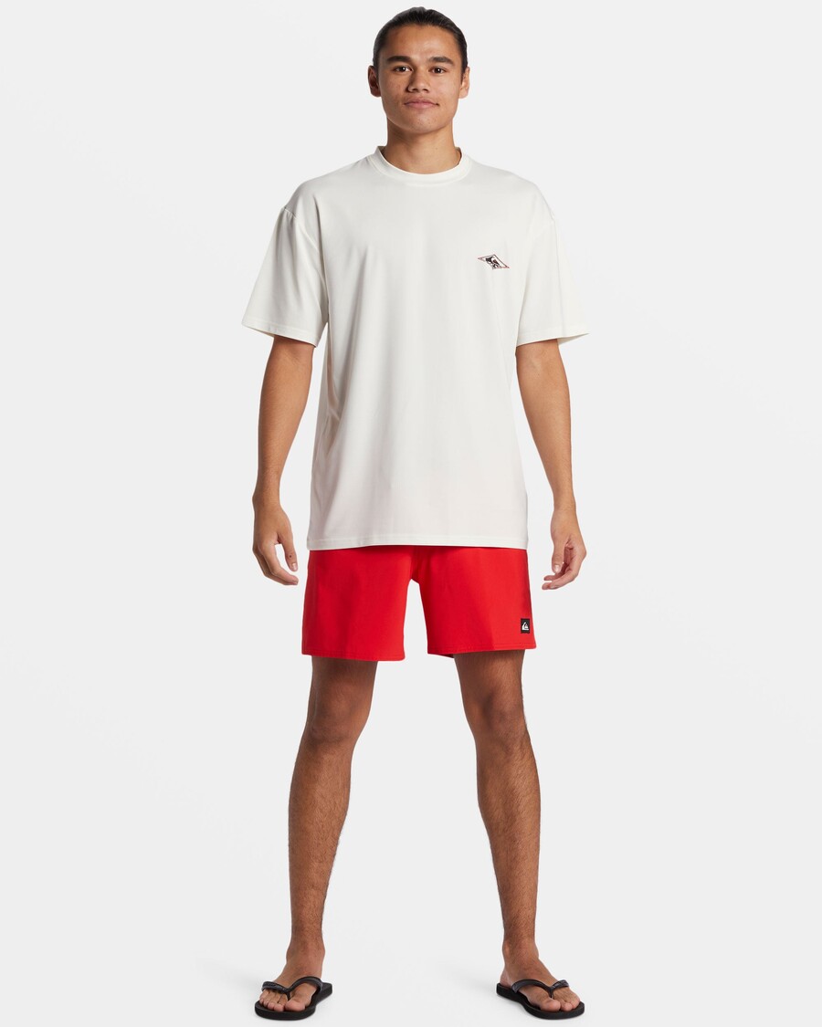 Quik Silver Everyday Short Sleeve Surf Tee - Snow White