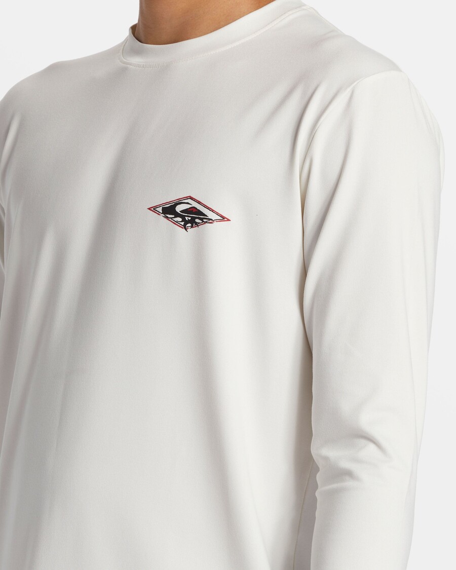 تی شرف روزانه آستین بلند Quiksilver - سفید برفی