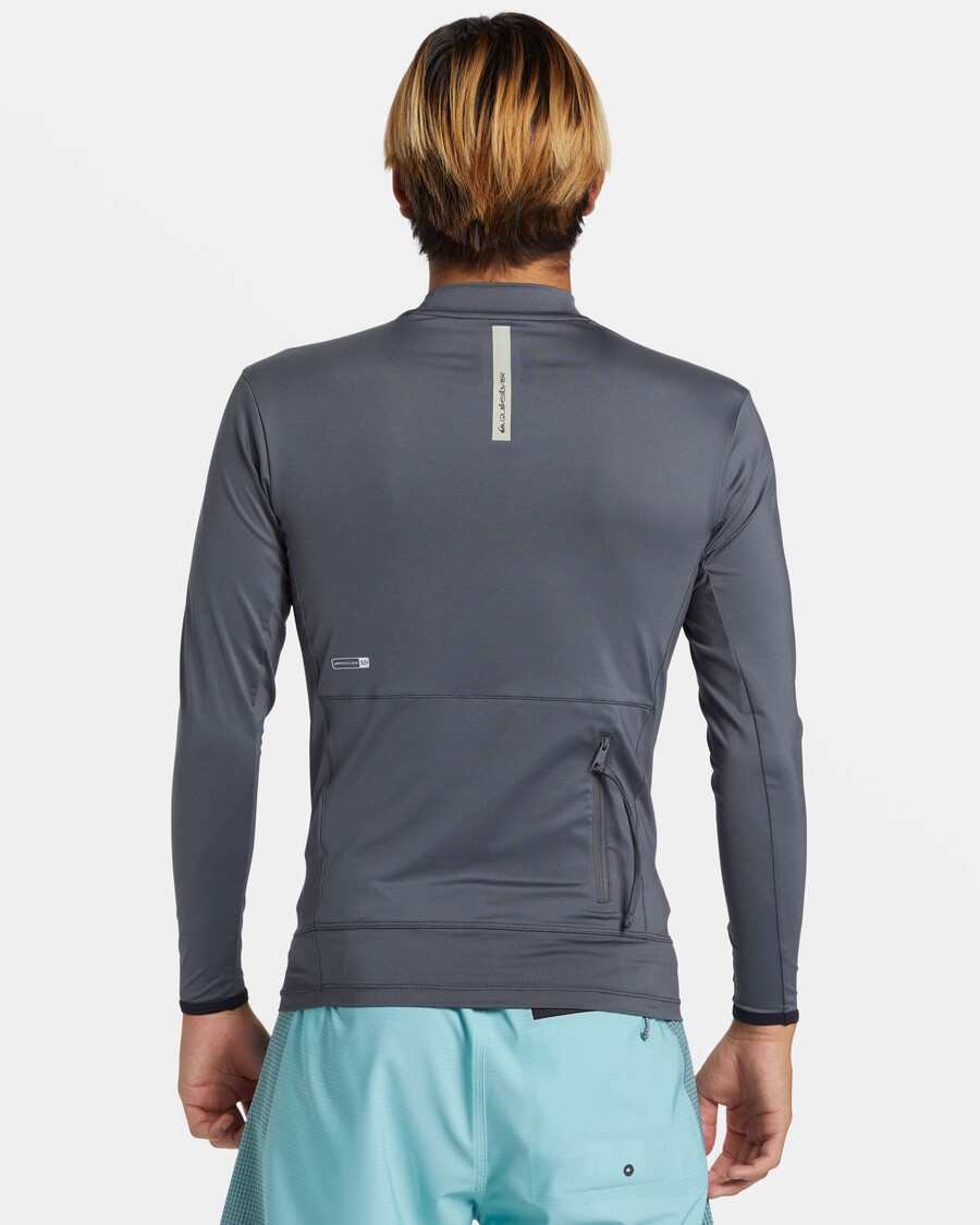Quik Silver Highline UPF 50 Long Sleeve Rashguard - Iron Gate