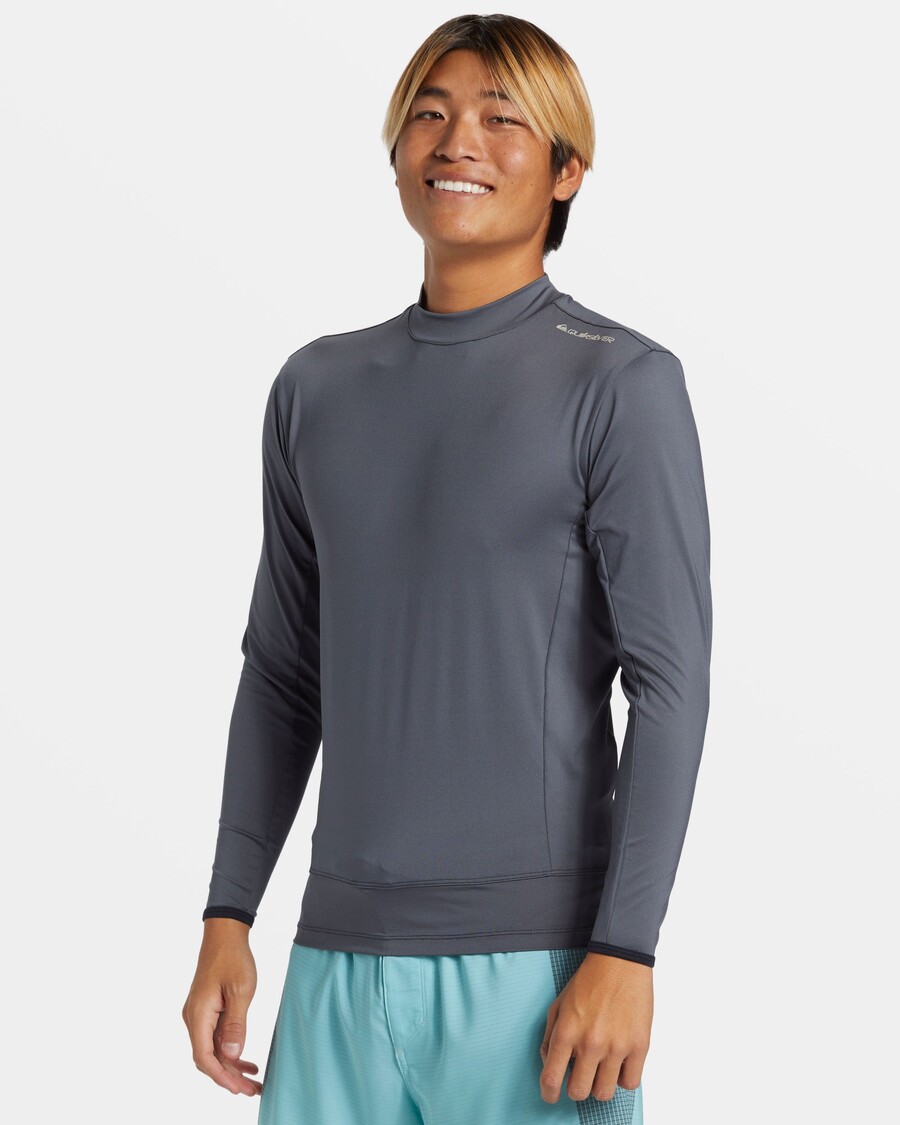 Quik Silver Highline UPF 50 Long Sleeve Rashguard - Iron Gate