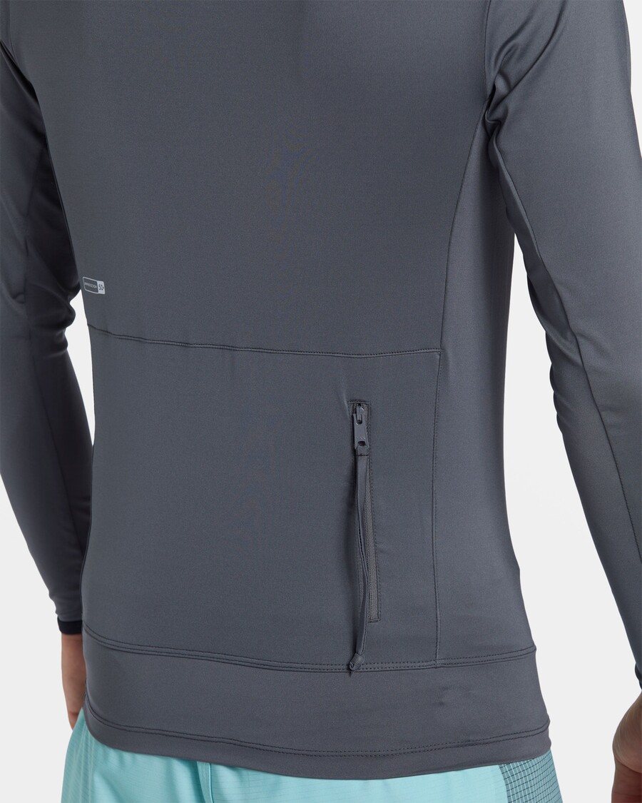 Quik Silver Highline UPF 50 Long Sleeve Rashguard - Iron Gate