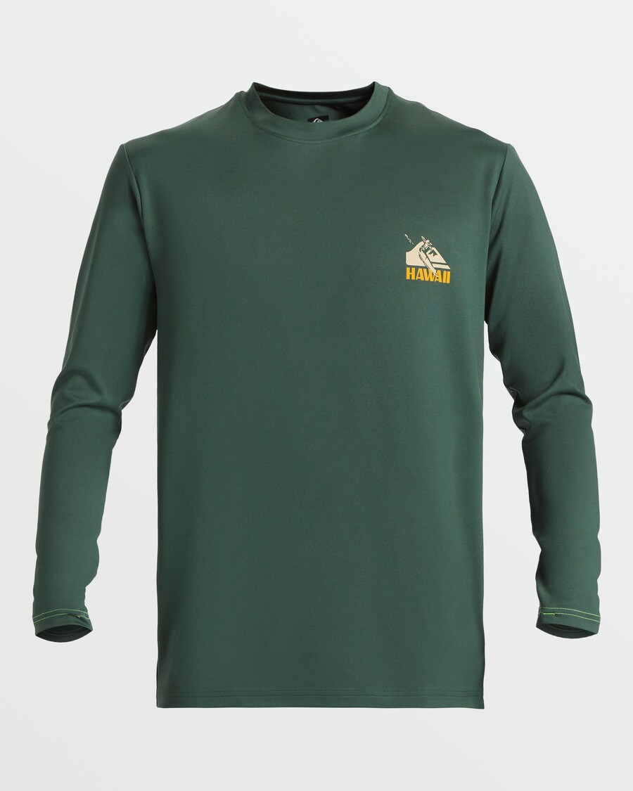 Quik Silver Petroglyph Tričko Na Surf S Krátkym Rukávom - Les