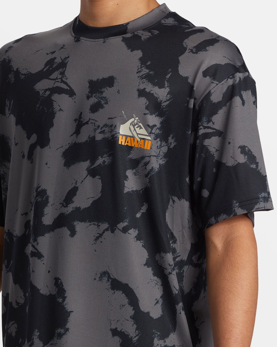 Quik Silver Petroglyph Short Sleeve Surf Tee - Hi Tie Dye