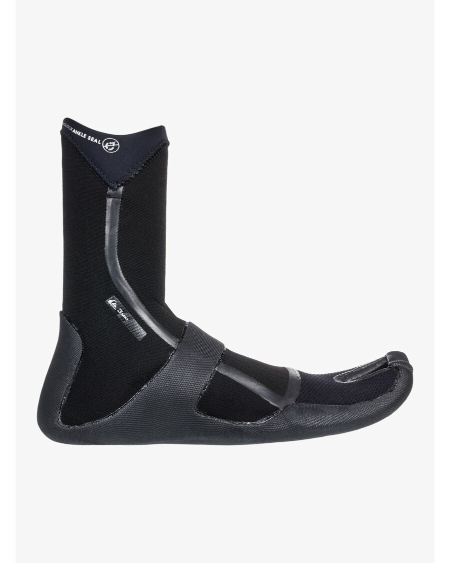 Quik Silver 3mm Marathon Sessions Split Toe Wetsuit Boots - Black