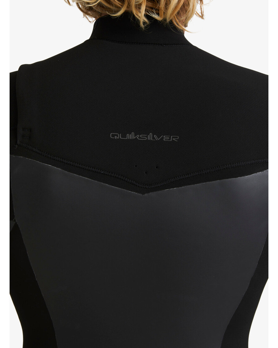 Quik Silver 4/3mm Marathon Sessions Chest Zip Wetsuit - Black