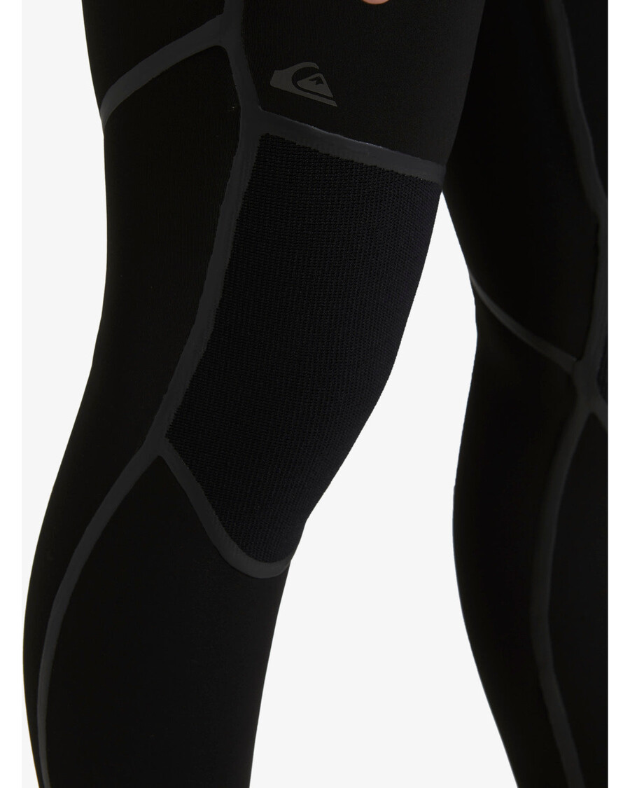 Quik Silver 4/3mm Marathon Sessions Chest Zip Wetsuit - Black