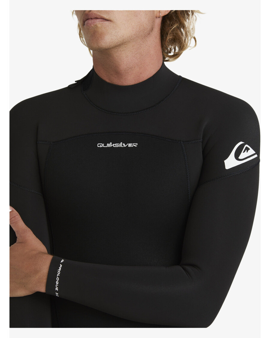 Quiksilver 5/4/3 Mm Neoprénový Oblek S Prológovým Zadným Zipsom - čierny