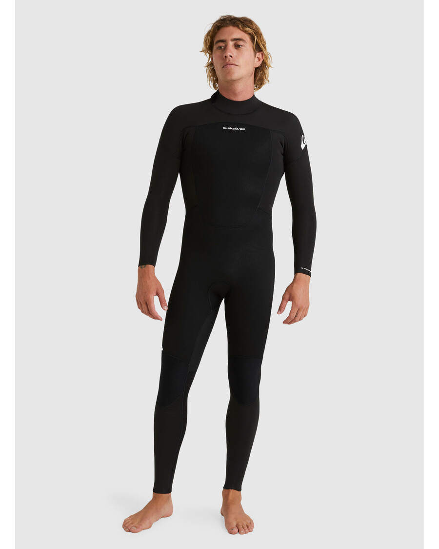 Quik Silver 3/2mm Prologue Back Zip Wetsuit - Black