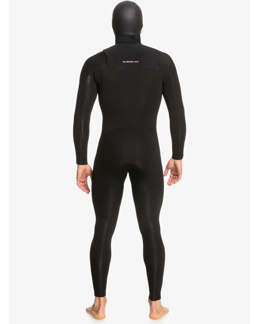 Quik Silver 4/3mm Everyday Sessions Hooded Chest Zip Wetsuit - Black