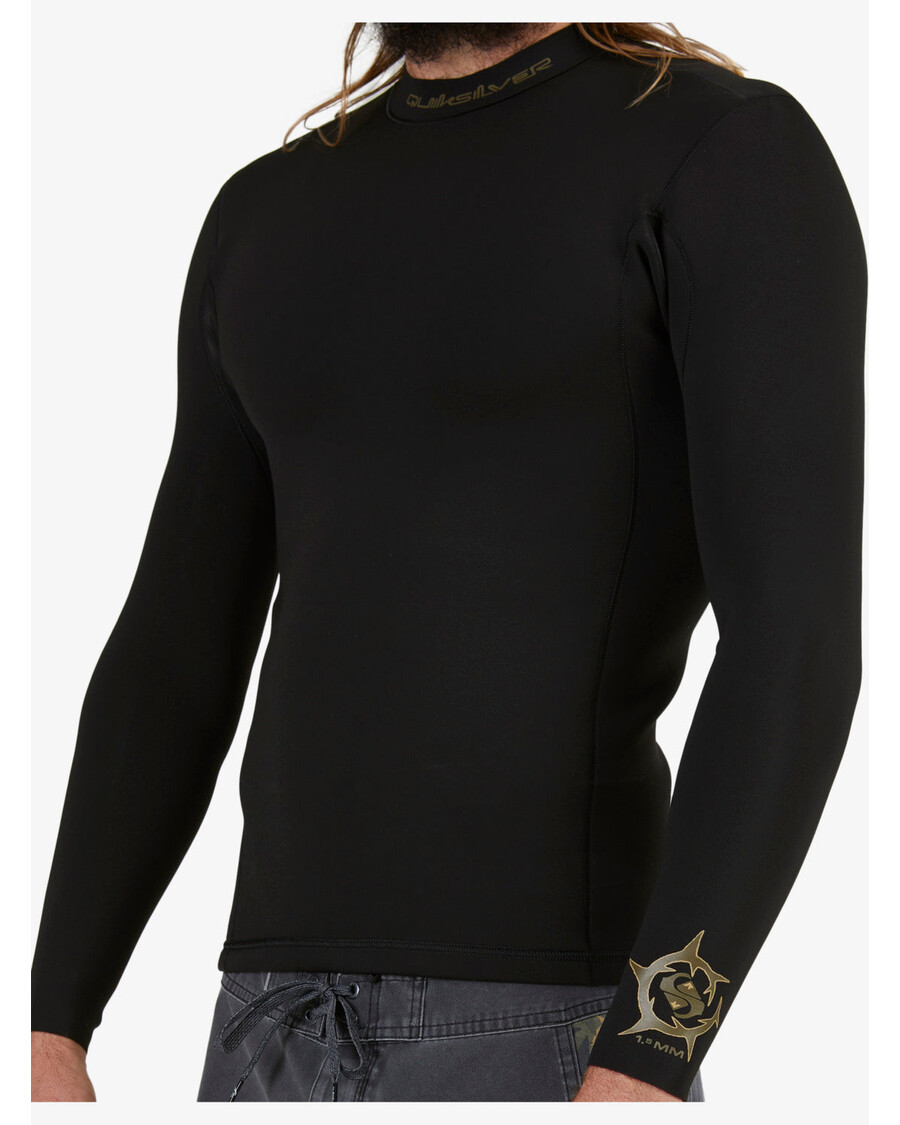 Quik Silver 1.5mm Mikey Wright Everyday Sessions Wetsuit Jacket - Black