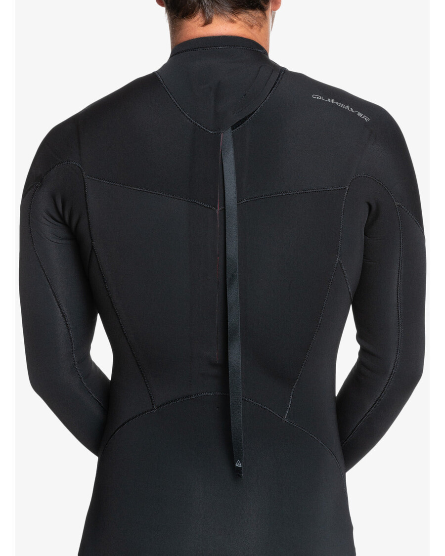 Ολόσωμη φόρμα Quiksilver 3/2 καθημερινές συνεδρίες πίσω με φερμουάρ - μαύρο
