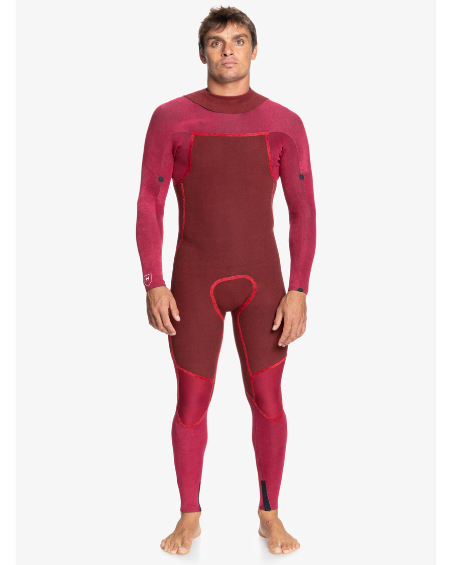 Ολόσωμη φόρμα Quiksilver 3/2 καθημερινές συνεδρίες πίσω με φερμουάρ - μαύρο