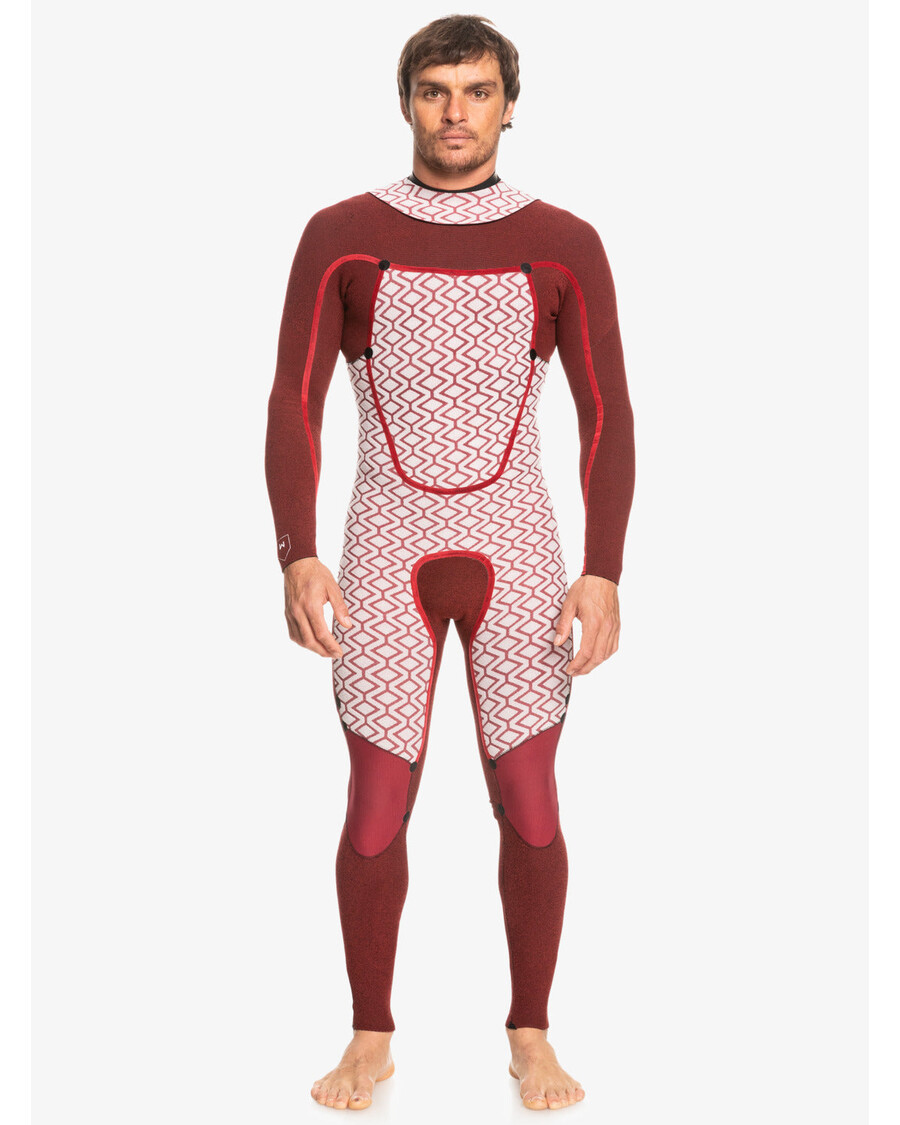 Quiksilver Neoprén Na 3/2 Maratón Na Hrudi - čierny