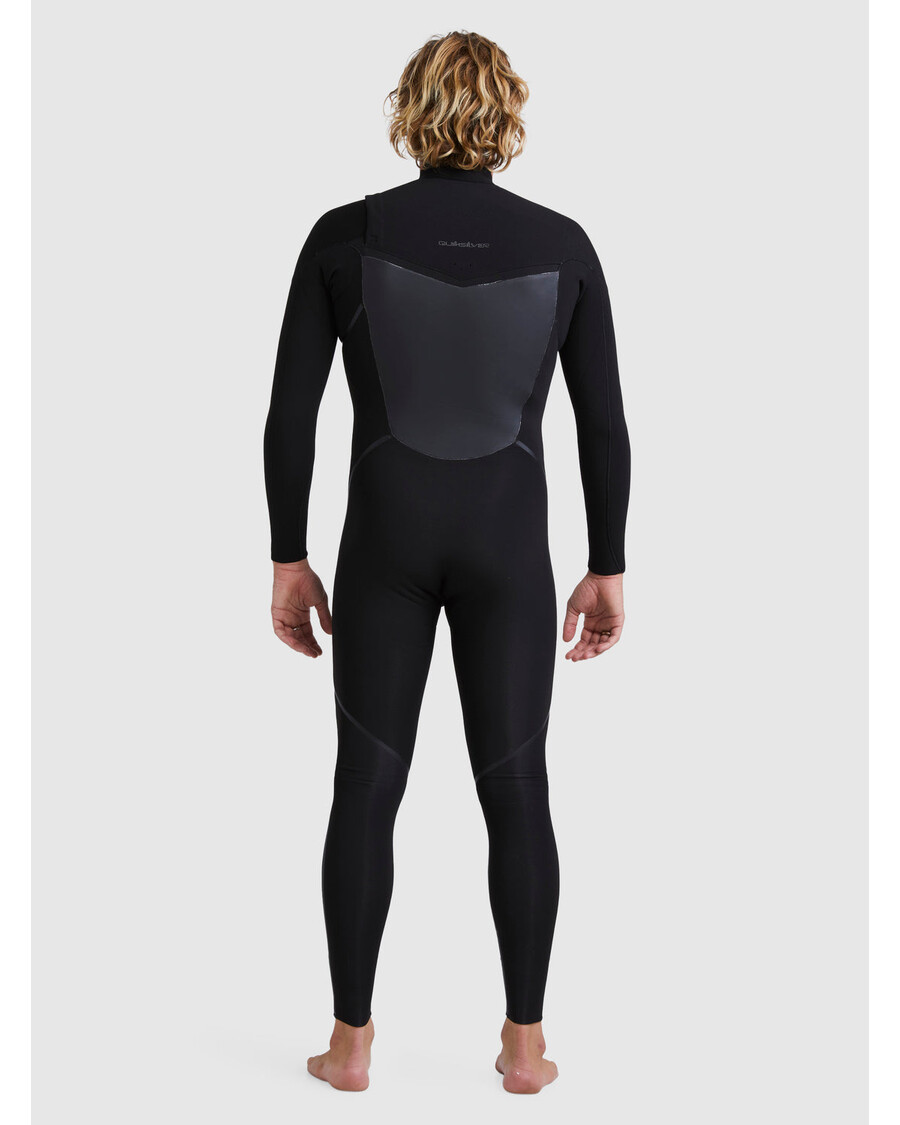 Quiksilver Neoprén Na 3/2 Maratón Na Hrudi - čierny