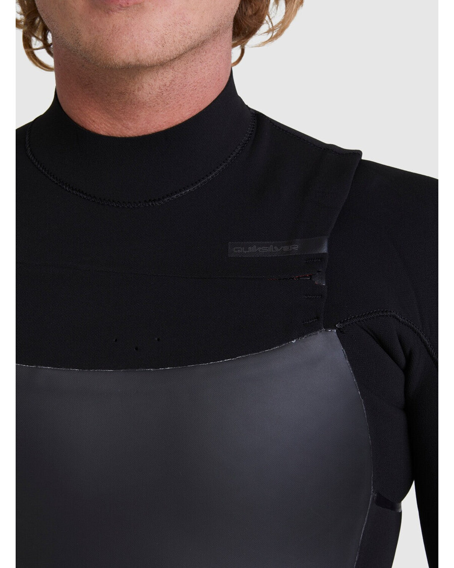 Quiksilver Neoprén Na 3/2 Maratón Na Hrudi - čierny