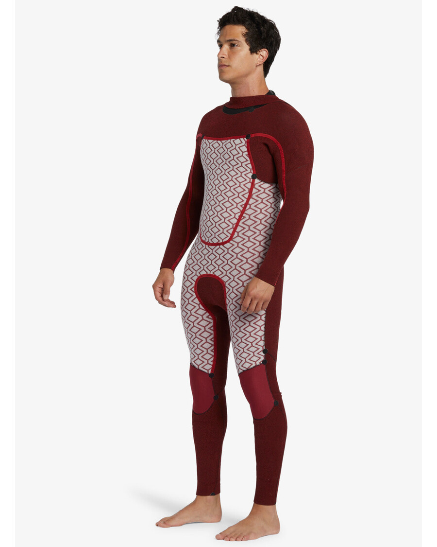 Ολόσωμη φόρμα με φερμουάρ Quiksilver 4/3 Marathon Sessions - μαύρο