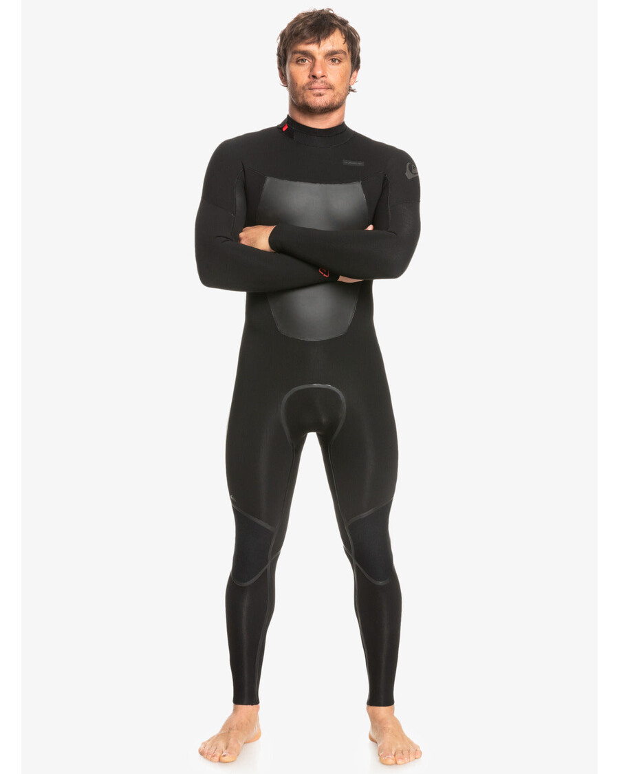 Quik Silver 3/2 Marathon Sessions Back-Zip Wetsuit - Black