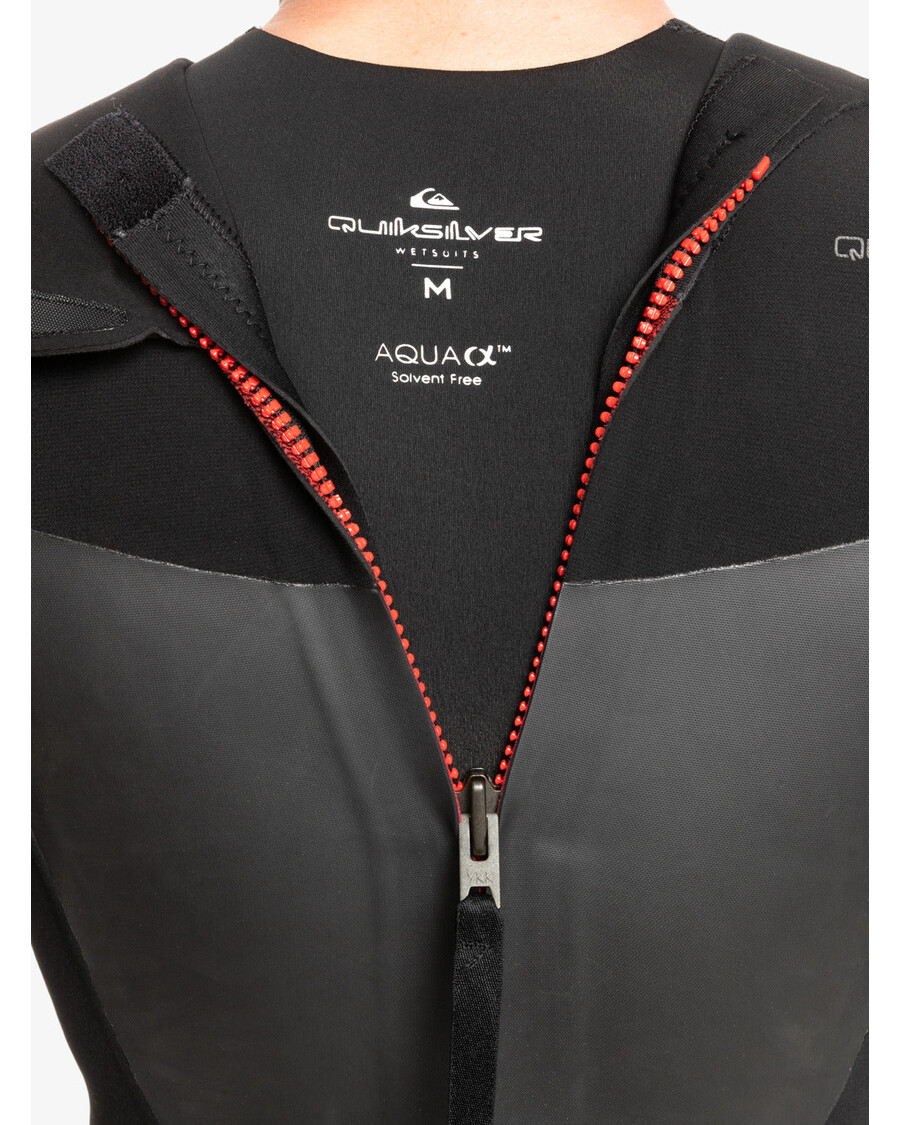 Quik Silver 3/2 Marathon Sessions Back-Zip Wetsuit - Black