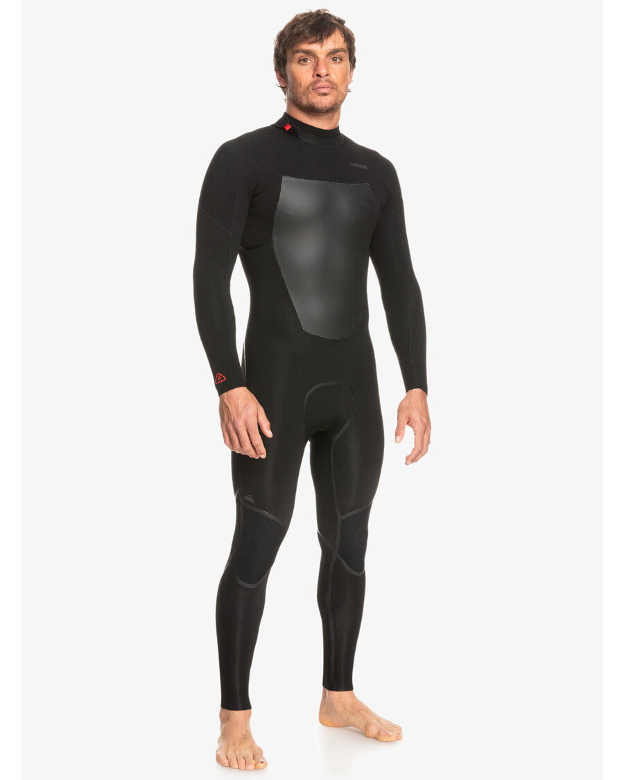 Quik Silver 3/2 Marathon Sessions Back-Zip Wetsuit - Black
