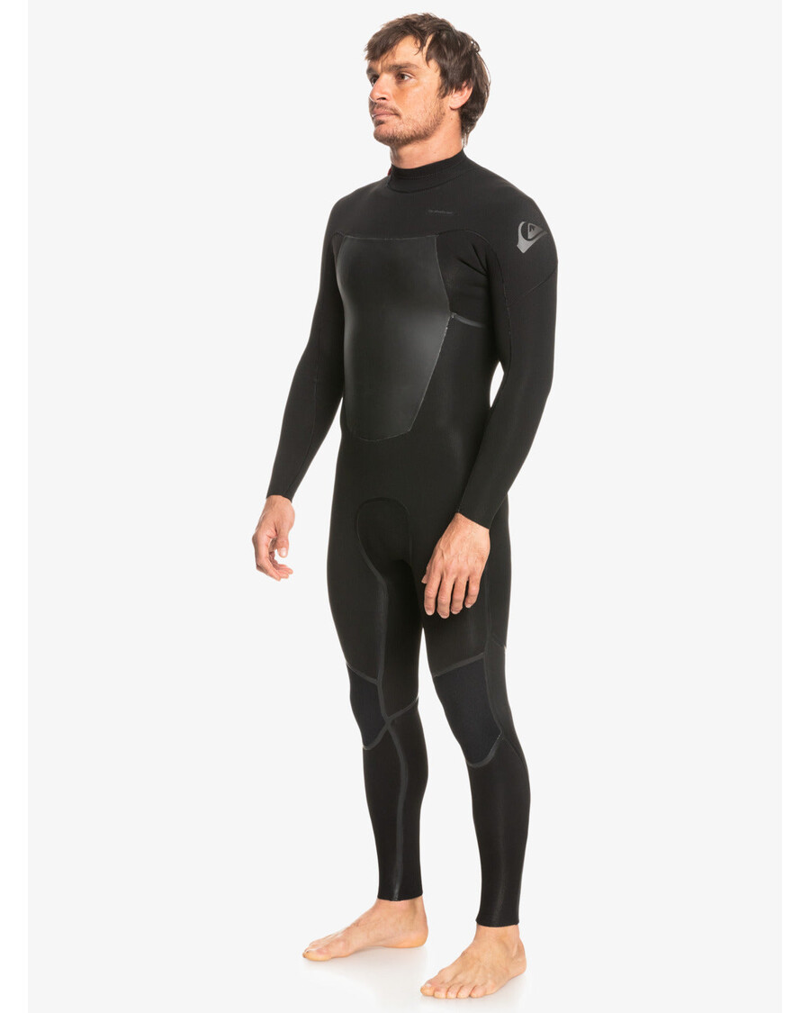 Quik Silver 3/2 Marathon Sessions Back-Zip Wetsuit - Black