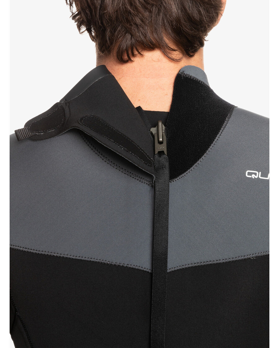 Quiksilver 3/2 Daily Sessions Neopren Se Zipem Na Zádech - černý/dělový Kov