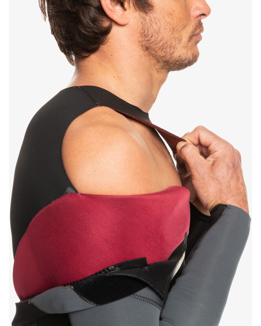 Quiksilver 3/2 Daily Sessions Neopren Se Zipem Na Zádech - černý/dělový Kov