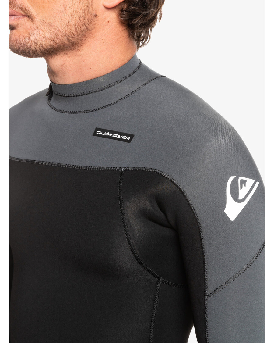 Quiksilver 3/2 Daily Sessions Neopren Se Zipem Na Zádech - černý/dělový Kov