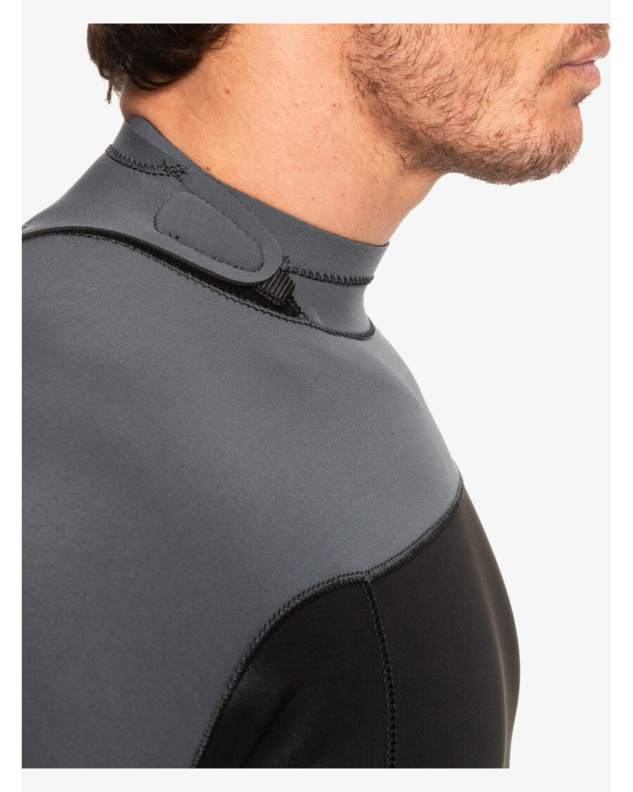 Quiksilver 3/2 Daily Sessions Neopren Se Zipem Na Zádech - černý/dělový Kov