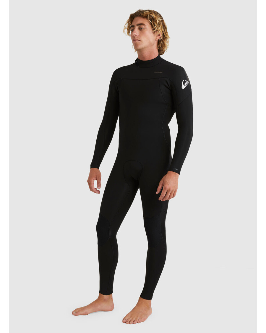 Quik Silver 3/2 Everyday Sessions Back-Zip Wetsuit - Black
