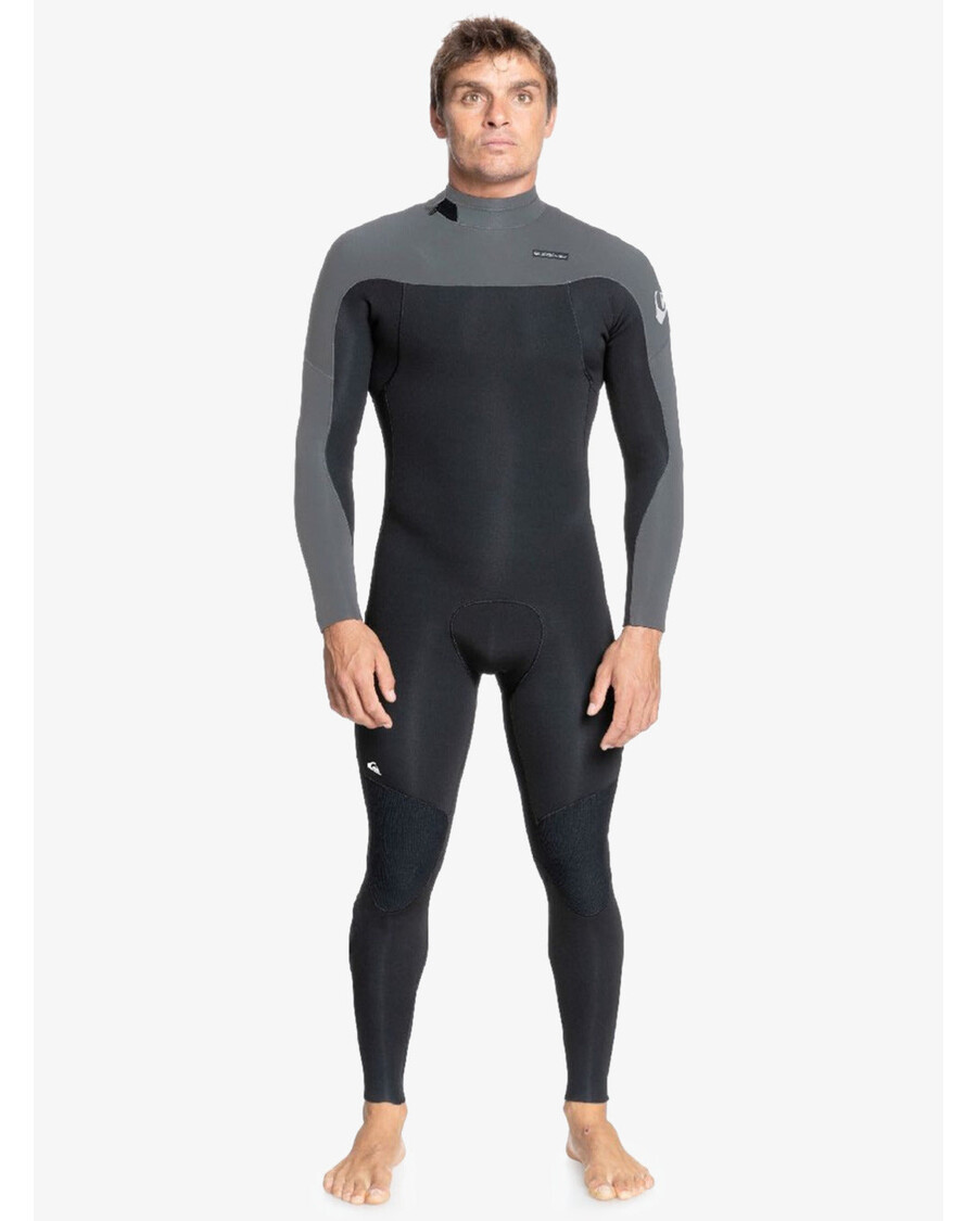 Quiksilver 4/3 Každodenný Neoprén So Zapínaním Na Zips - čierny/delový Kov