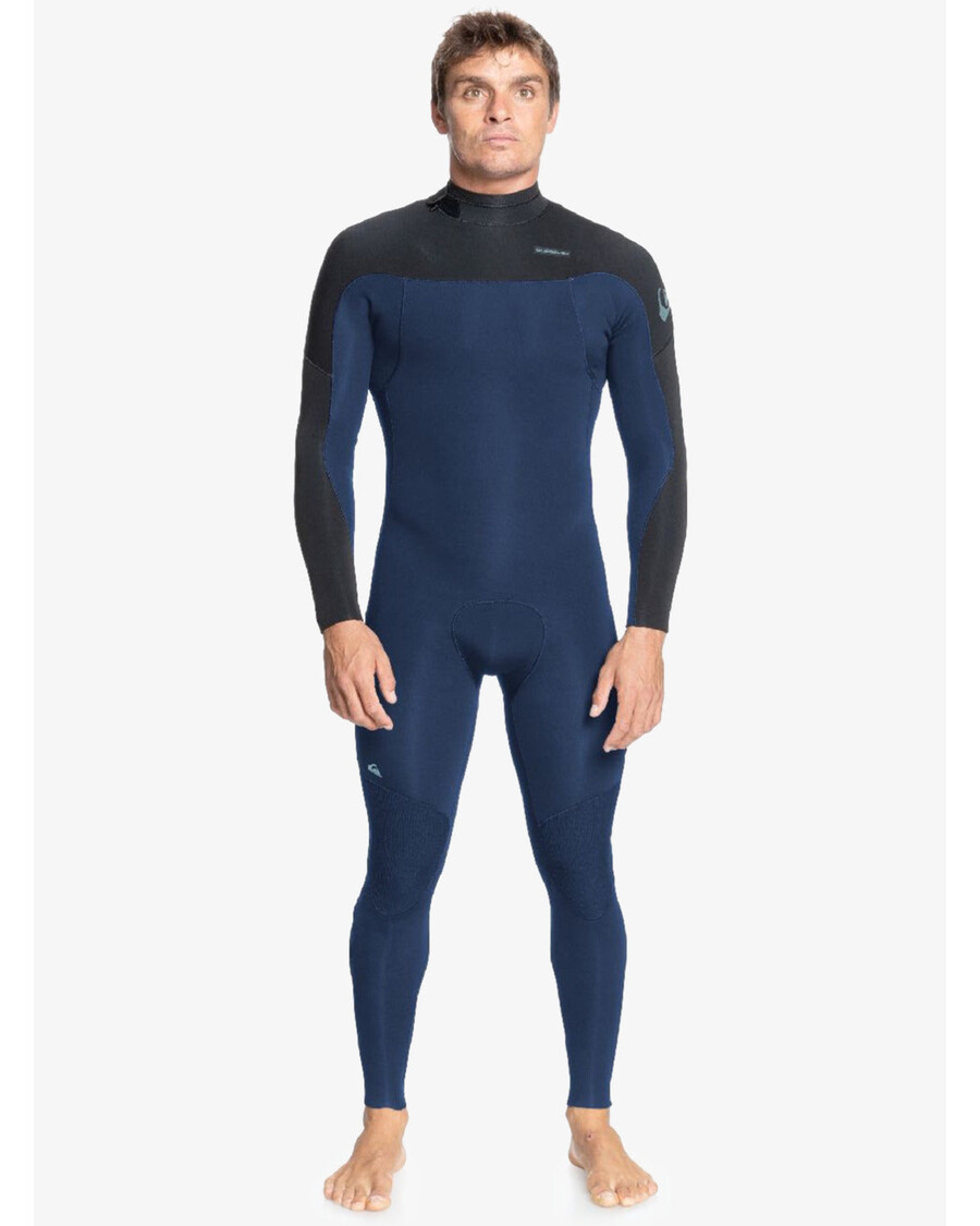 Quiksilver 4/3 Každodenný Neoprén So Zapínaním Na Zips - Tmavomodrá/čierna