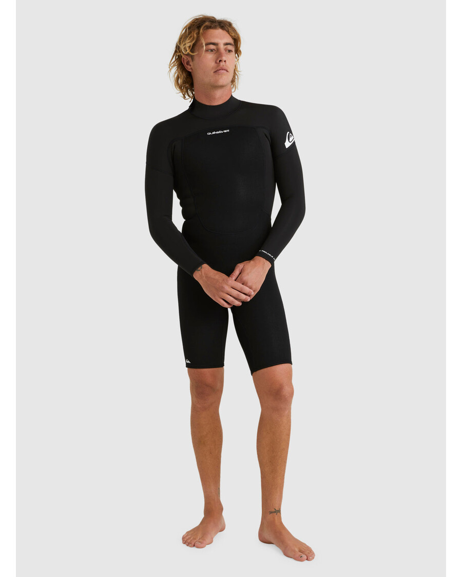 Quik Silver 2/2mm Prologue Long Sleeve Spring Suit - Black