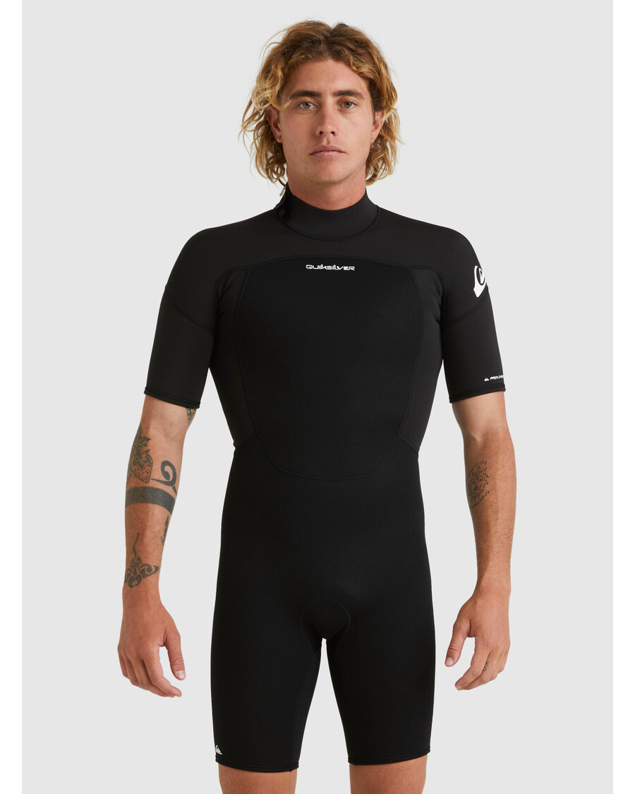 Quicksilver 2/2mm Prológová Kombinéza S Krátkym Rukávom - čierna