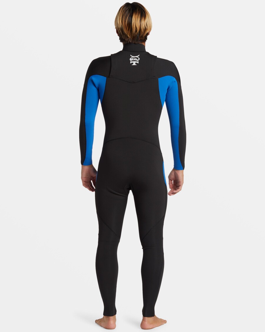 Quiksilver 4/3 Mm Ortuťový Zips Na Hrudi Gbs Neopren - Olympionická Modrá