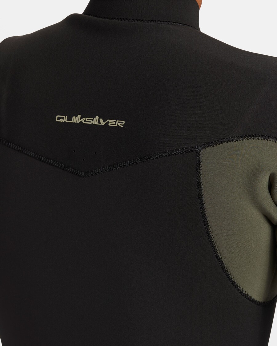 Quik Silver 4/3mm Everyday Sessions Chest Zip Wetsuit - Thyme