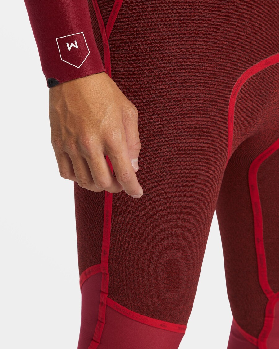 Quik Silver 4/3mm Everyday Sessions Chest Zip Wetsuit - Thyme