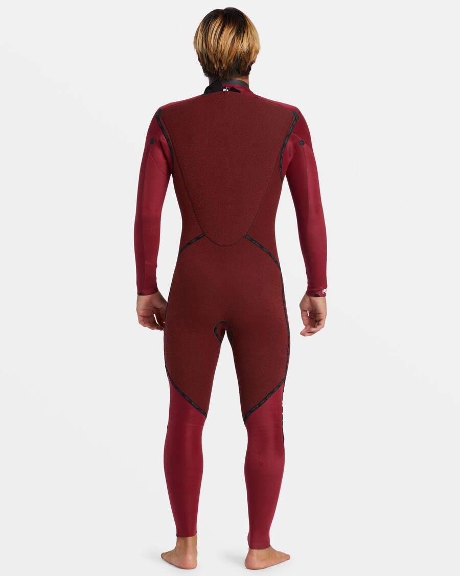 Quiksilver 4/3mm Cıva Arkası Fermuarlı GBS Wetsuit - Siyah