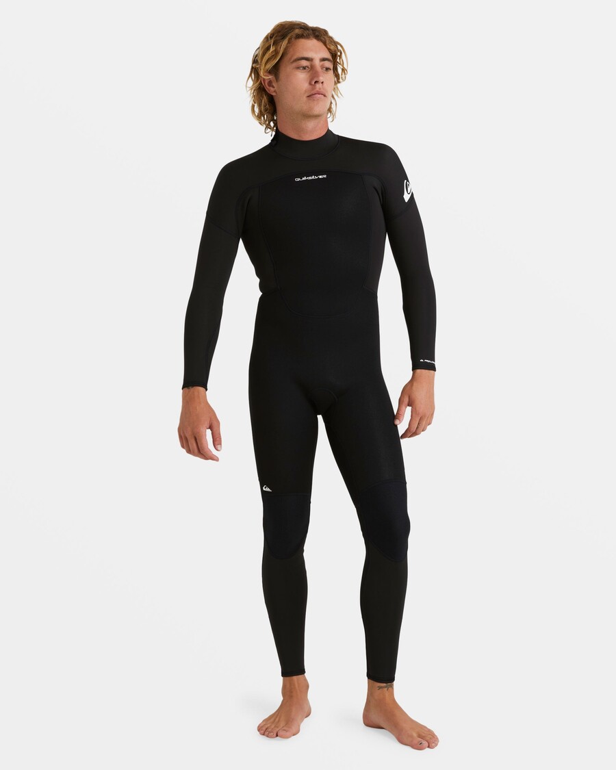 Quik Silver 3/2mm Prologue Back Zip Wetsuit - Black