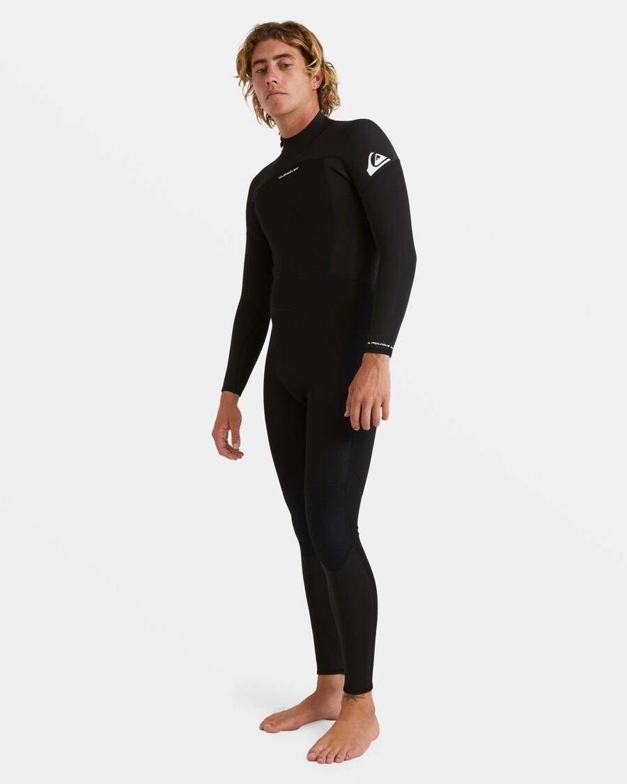 Quik Silver 3/2mm Prologue Back Zip Wetsuit - Black