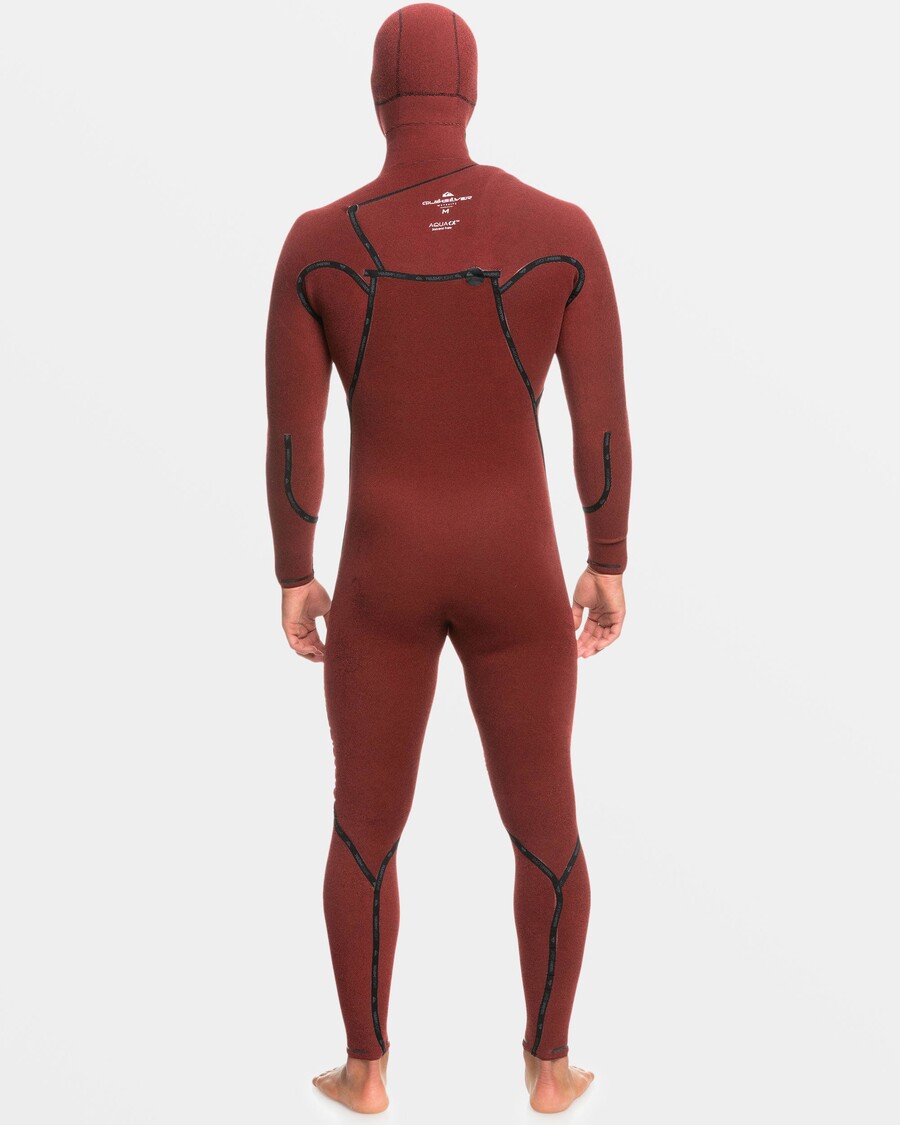 Quik Silver 5/4/3mm Highline Hooded Chest Zip Wetsuit - Black